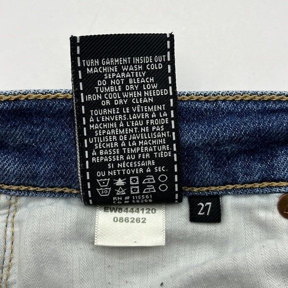 7 For All Mankind Luxe Vintage The Ankle Skinny Size 27 - Picture 11 of 16